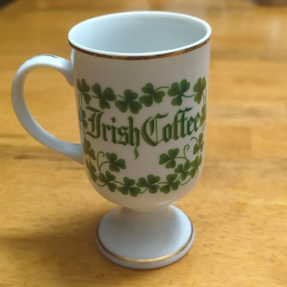 Vintage Irish Coffee Mugs  Japan circa 1970s set of 4